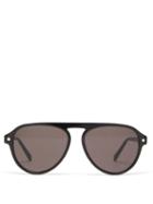 Matchesfashion.com Brioni - Aviator Acetate Sunglasses - Mens - Black