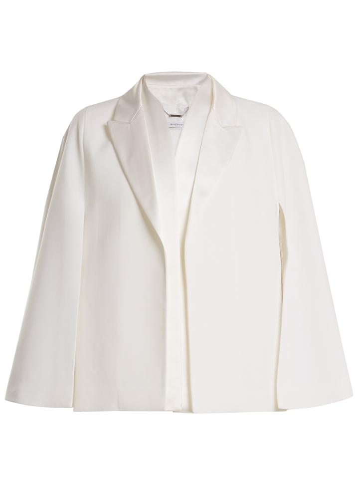 Givenchy Cape-sleeve Wool Jacket
