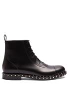 Valentino Micro Rockstud Leather Boots