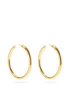Matchesfashion.com Otiumberg - Large Recycled 14kt Gold-vermeil Hoop Earrings - Womens - Yellow Gold