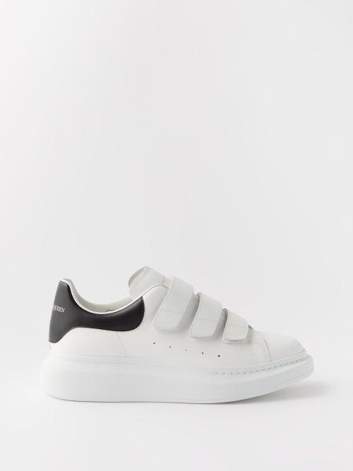 Alexander Mcqueen - Larry Oversized Raised-sole Leather Trainers - Mens - White