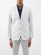 Orlebar Brown - Ullock Notch-lapel Cotton-blend Blazer - Mens - Light Grey