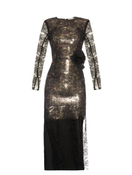 Preen By Thornton Bregazzi Ecal Floral-lace Dress