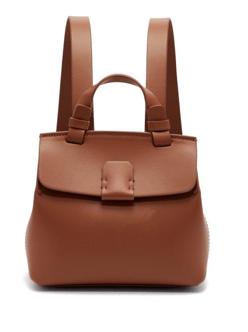 Matchesfashion.com Nico Giani - Hoodia Leather Backpack - Womens - Tan