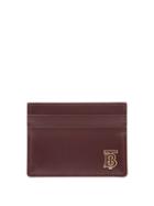 Matchesfashion.com Burberry - Sandon Tb Embossed Leather Cardholder - Mens - Red