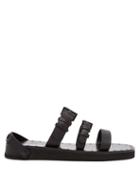 Matchesfashion.com Valentino - Escape Rockstud Leather Slides - Womens - Black