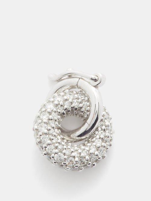 Spinelli Kilcollin - Nebula Mini 18kt White Gold Charm - Womens - White Gold
