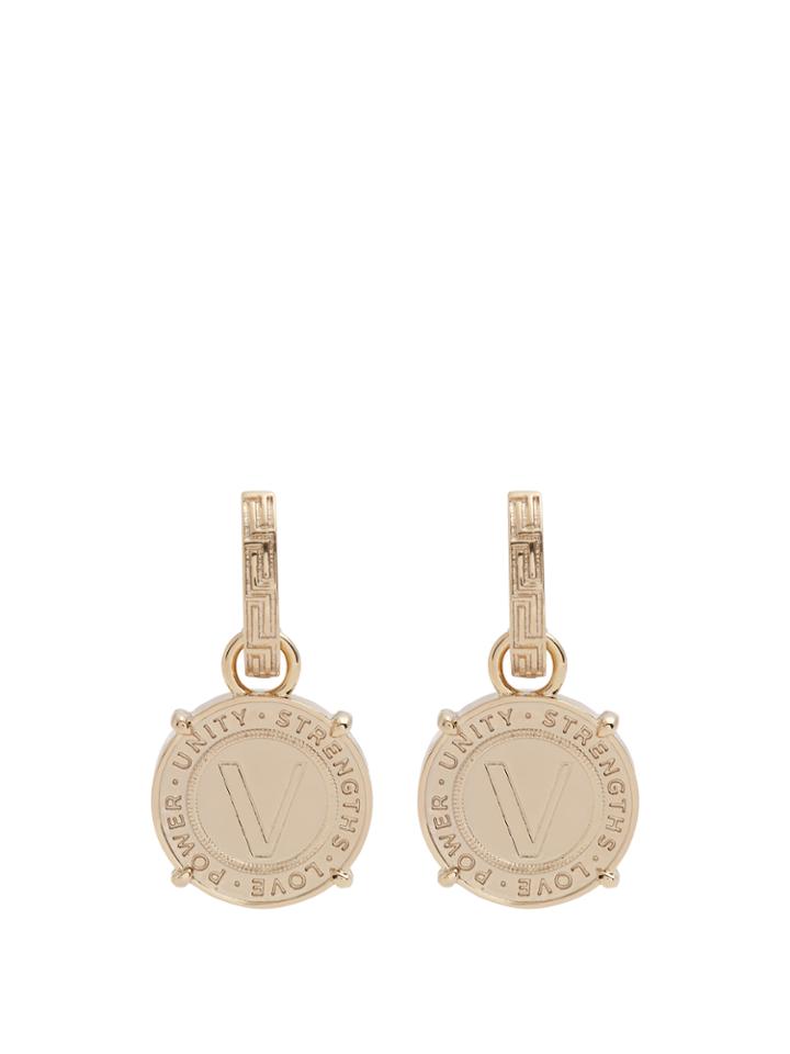 Versace Coin-drop Earrings