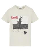 Matchesfashion.com Rhude - Graphic Printed Cotton T Shirt - Mens - White