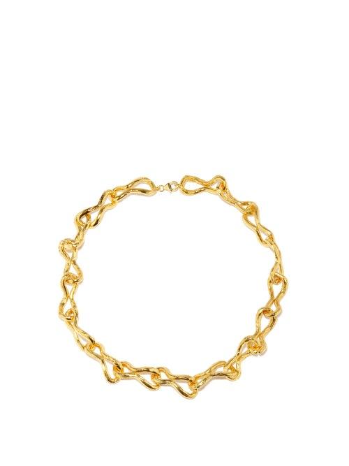 Alighieri - The Unwinding Constellations Gold-plated Choker - Womens - Gold