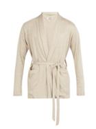 Matchesfashion.com Hecho - Knitted Linen Jacket - Mens - Brown