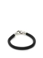 Matchesfashion.com Bottega Veneta - Whipstitched Leather Bracelet - Mens - Black