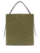 Matchesfashion.com Valextra - Medium Grained Leather Tote Bag - Womens - Khaki