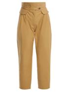 Sea Kamille High-rise Cotton-blend Trousers