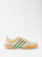 Adidas X Craig Green - Squash Polta Akh Twill And Suede Trainers - Mens - Cream