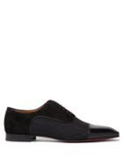 Christian Louboutin - Greggo Leather Oxford Shoes - Mens - Black