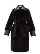 Matchesfashion.com Stand Studio - Pamella Faux Fur Coat - Womens - Black