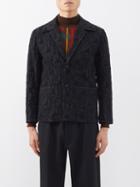 Sasquatchfabrix. - Jah Lion Textured-jacquard Jacket - Mens - Black