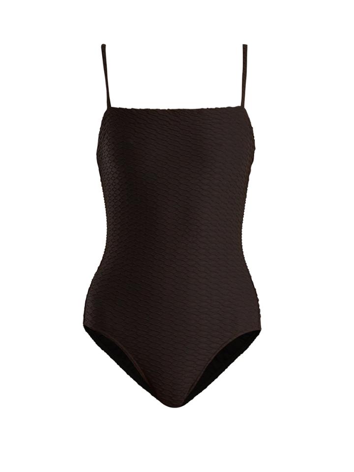 Eres Presse Square-neck Swimsuit