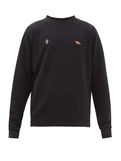 Matchesfashion.com Marcelo Burlon - X Easy Rider Cotton-jersey Sweatshirt - Mens - Black Multi