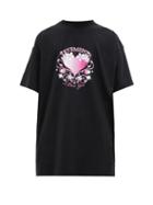 Matchesfashion.com Vetements - Valentines Print Jersey T Shirt - Mens - Black