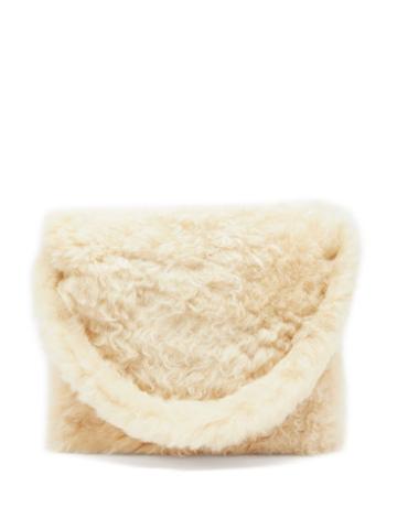 Erl - Shearling Shoulder Bag - Mens - Beige