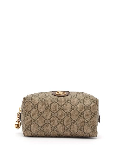 Matchesfashion.com Gucci - Ophidia Gg Supreme Canvas Make Up Bag - Womens - Grey Multi
