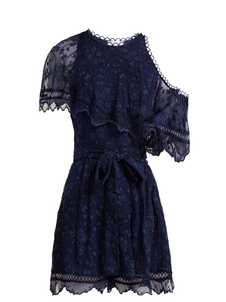 Zimmermann Mercer Bird Floating Silk Playsuit