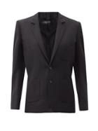 Matchesfashion.com Raf Simons - Ss99 Single-breasted Wool-crepe Jacket - Womens - Black