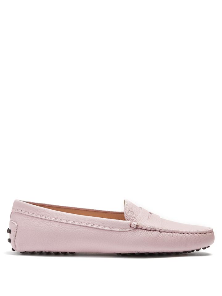 Tod's Gommino Grained-leather Loafers