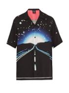 Matchesfashion.com Marcelo Burlon - Highway Print Jersey Shirt - Mens - Black Multi