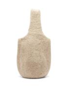 Matchesfashion.com Lauren Manoogian - Calabaza Felted Alpaca And Wool-crochet Tote - Womens - Beige