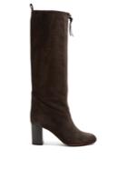 Chloé Paisley Suede Knee-high Boots