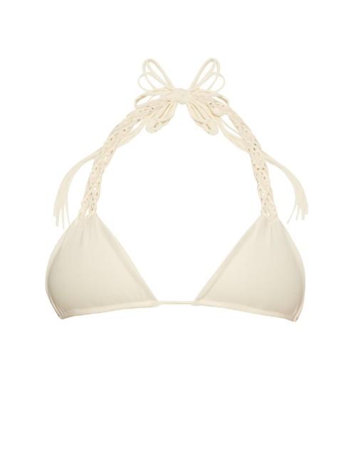 Mikoh Kula Woven Triangle Bikini Top