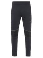 On - Logo-print Nylon-blend Running Tights - Mens - Black