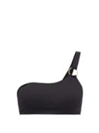 Matchesfashion.com Melissa Odabash - Majorca One Shoulder Bandeau Bikini Top - Womens - Black