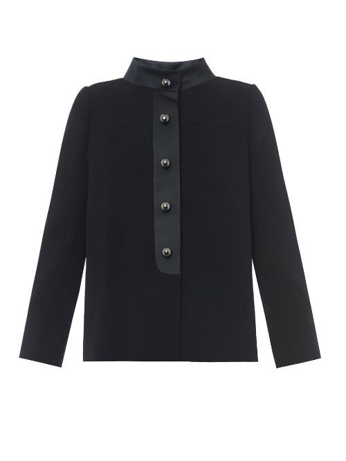 Giles Double-crepe Swing Jacket