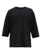 Matchesfashion.com Haider Ackermann - Oversized Cotton-jersey T-shirt - Mens - Black