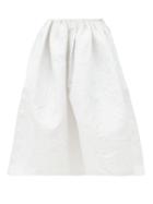 Matchesfashion.com Cecilie Bahnsen - Mala Quilted-faille Skirt - Womens - White