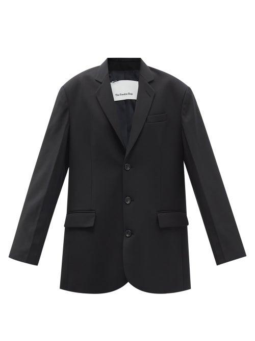 The Frankie Shop - Gelso Oversized Tencel-blend Blazer - Womens - Black