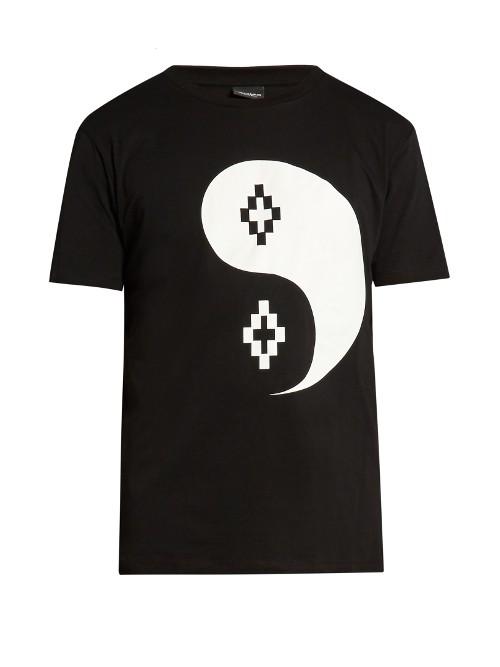 Marcelo Burlon Pissis Tao-print Cotton T-shirt