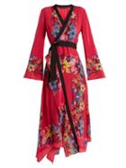 Matchesfashion.com Etro - Fluorite Printed Silk Dress - Womens - Pink Print