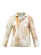 By Walid - Malika 19th-century Suede-glove Patchwork Jacket - Mens - White