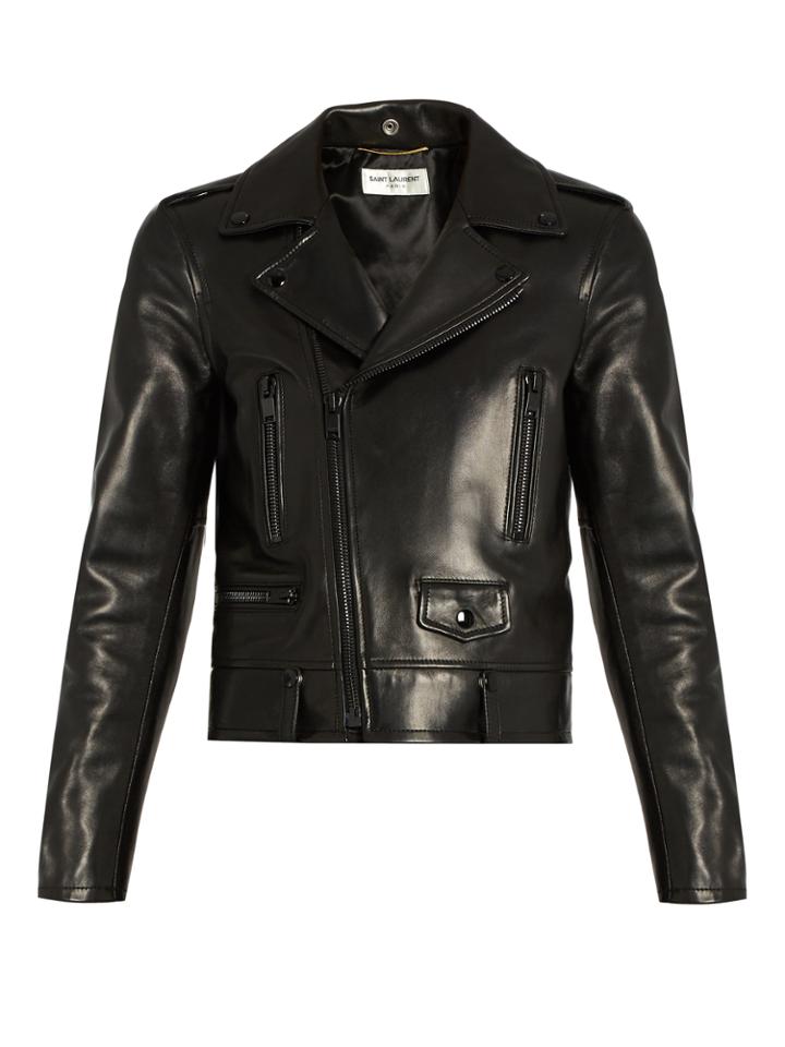 Saint Laurent L01 Leather Biker Jacket
