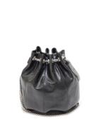 Matchesfashion.com Saint Laurent - Tasselled Watersnake Bucket Bag - Womens - Black
