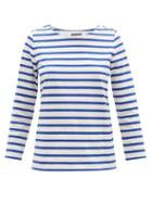 Matchesfashion.com A.p.c. - Ally Striped Cotton-jersey Top - Womens - Blue White