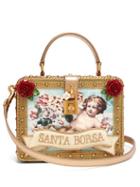 Matchesfashion.com Dolce & Gabbana - Santa Borsa Box Bag - Womens - Gold Multi