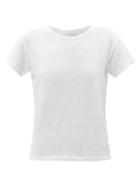 Officine Gnrale - Lara Slubbed Linen-blend T-shirt - Womens - White