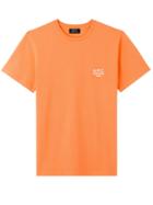 Matchesfashion.com A.p.c. - Raymond Logo-embroidered Cotton-jersey T-shirt - Mens - Light Orange