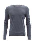 Matchesfashion.com On - Performance Long-sleeved Technical-jersey Top - Mens - Grey